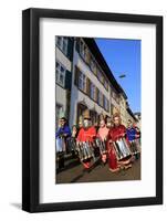 Carnival of Basel (Basler Fasnacht), Basel, Canton of Basel City, Switzerland, Europe-Hans-Peter Merten-Framed Photographic Print