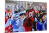 Carnival of Basel (Basler Fasnacht), Basel, Canton of Basel City, Switzerland, Europe-Hans-Peter Merten-Mounted Photographic Print