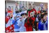 Carnival of Basel (Basler Fasnacht), Basel, Canton of Basel City, Switzerland, Europe-Hans-Peter Merten-Stretched Canvas