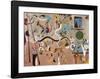 Carnival of Harlequin-Joan Miro-Framed Art Print