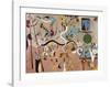 Carnival of Harlequin-Joan Miro-Framed Art Print