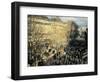 Carnival on the Boulevard Des Capucines-Claude Monet-Framed Art Print