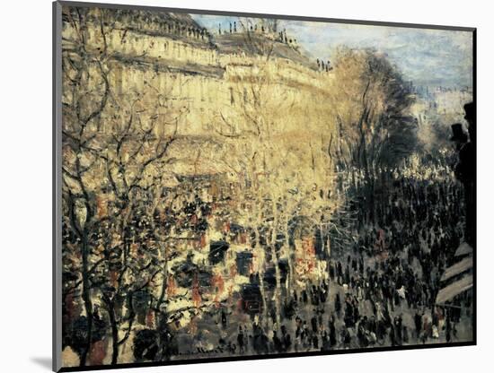 Carnival on the Boulevard Des Capucines-Claude Monet-Mounted Art Print