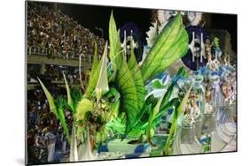 Carnival Parade at the Sambodrome, Rio de Janeiro, Brazil, South America-Yadid Levy-Mounted Photographic Print