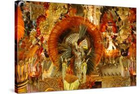 Carnival Parade at the Sambodrome, Rio de Janeiro, Brazil, South America-Yadid Levy-Stretched Canvas