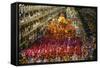 Carnival Parade at the Sambodrome, Rio de Janeiro, Brazil, South America-Yadid Levy-Framed Stretched Canvas