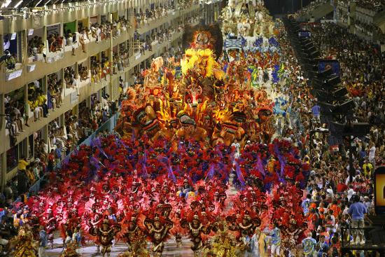 Carnival Parade At The Sambodrome Rio De Janeiro Brazil South America Photographic Print Yadid Levy Allposters Com
