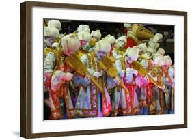 Carnival Parade at the Sambodrome, Rio de Janeiro, Brazil, South America-Yadid Levy-Framed Photographic Print