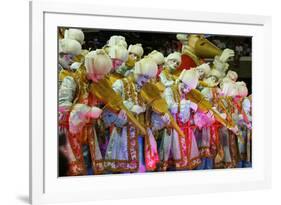 Carnival Parade at the Sambodrome, Rio de Janeiro, Brazil, South America-Yadid Levy-Framed Photographic Print