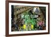 Carnival Parade at the Sambodrome, Rio de Janeiro, Brazil, South America-Yadid Levy-Framed Photographic Print