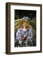 Carnival Parade at the Sambodrome, Rio de Janeiro, Brazil, South America-Yadid Levy-Framed Photographic Print