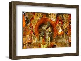 Carnival Parade at the Sambodrome, Rio de Janeiro, Brazil, South America-Yadid Levy-Framed Photographic Print