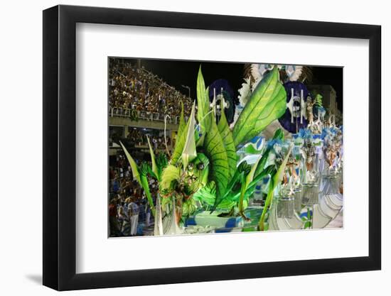 Carnival Parade at the Sambodrome, Rio de Janeiro, Brazil, South America-Yadid Levy-Framed Photographic Print