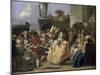 Carnival Scene, 18th Century-Giovanni Battista Tiepolo-Mounted Giclee Print
