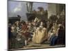 Carnival Scene, 18th Century-Giovanni Battista Tiepolo-Mounted Giclee Print