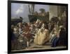 Carnival Scene, 18th Century-Giovanni Battista Tiepolo-Framed Giclee Print