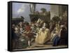 Carnival Scene, 18th Century-Giovanni Battista Tiepolo-Framed Stretched Canvas