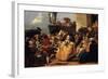 Carnival Scene, or the Minuet-Giovanni Domenico Tiepolo-Framed Giclee Print