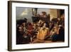 Carnival Scene, or the Minuet-Giovanni Domenico Tiepolo-Framed Giclee Print