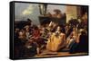 Carnival Scene, or the Minuet-Giovanni Domenico Tiepolo-Framed Stretched Canvas
