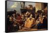 Carnival Scene, or the Minuet-Giovanni Domenico Tiepolo-Framed Stretched Canvas