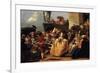 Carnival Scene, or the Minuet-Giovanni Domenico Tiepolo-Framed Giclee Print