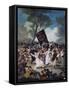 Carnival Scene: the Burial of the Sardine (El Entierro De La Sardina), C. 1812-1819-Suzanne Valadon-Framed Stretched Canvas