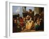 Carnival Scene (The Minue)-Giandomenico Tiepolo-Framed Giclee Print