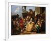 Carnival Scene (The Minue)-Giandomenico Tiepolo-Framed Giclee Print