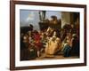 Carnival Scene (The Minue)-Giandomenico Tiepolo-Framed Giclee Print