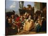 Carnival Scene (The Minue)-Giandomenico Tiepolo-Stretched Canvas