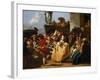 Carnival Scene (The Minue)-Giandomenico Tiepolo-Framed Giclee Print