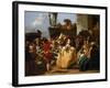 Carnival Scene (The Minue)-Giandomenico Tiepolo-Framed Giclee Print