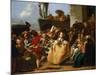 Carnival Scene (The Minue)-Giandomenico Tiepolo-Mounted Giclee Print