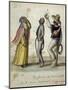 Carnival Scene, Watercolour by Ramon Salas, Ecuador, 19th Century-null-Mounted Giclee Print