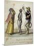 Carnival Scene, Watercolour by Ramon Salas, Ecuador, 19th Century-null-Mounted Giclee Print