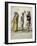 Carnival Scene, Watercolour by Ramon Salas, Ecuador, 19th Century-null-Framed Giclee Print