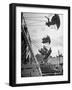 Carnival, Showing One of the Rides-Walter Sanders-Framed Photographic Print