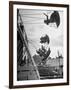 Carnival, Showing One of the Rides-Walter Sanders-Framed Photographic Print