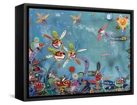 Carnival Time II-Anthony Breslin-Framed Stretched Canvas