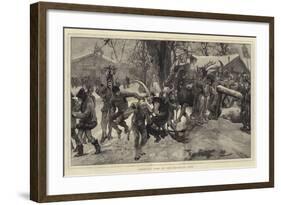 Carnival Time in the Bavarian Alps-Hubert von Herkomer-Framed Giclee Print