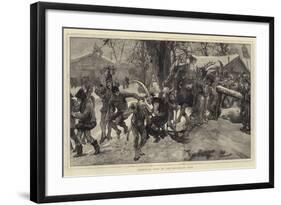 Carnival Time in the Bavarian Alps-Hubert von Herkomer-Framed Giclee Print