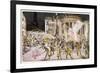 Carnival with Fireworks on November Fifth at Bridgwater Somerset-null-Framed Premium Giclee Print