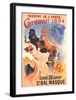 Carnivale-Jules Chéret-Framed Art Print