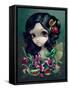 Carnivorous Bouquet Fairy-Jasmine Becket-Griffith-Framed Stretched Canvas