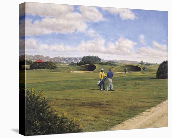 Carnoustie (14th Hole)-Peter Munro-Stretched Canvas