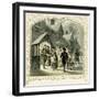 'Carol for a wassail bowl' - illustration by Birket Foster-Myles Birket Foster-Framed Giclee Print