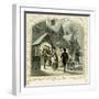 'Carol for a wassail bowl' - illustration by Birket Foster-Myles Birket Foster-Framed Giclee Print