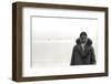 Carol Hall at Seattle's Fisherman's Wharf on a Misty Morning, Puget Sound, Seattle, Washington-Allan Grant-Framed Photographic Print