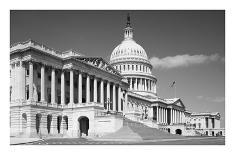 Jefferson Memorial, Washington, D.C. - Black and White Variant-Carol Highsmith-Stretched Canvas